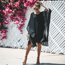 Charger l'image dans la galerie, Trumpet Sleeve Oversized Mini Dress