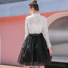 Carica l'immagine nel visualizzatore di Gallery, Gonna in tulle gonfio a 5 strati