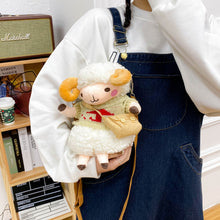 Load image into Gallery viewer, Cute Sweater Goat Doll Cartoon Kids Sling Bag