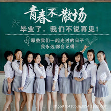 Load image into Gallery viewer, Boys Girls Junior High School Class White Shirt Skirt Pants Uniform Suit Set Performance JK Uniform