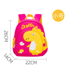 Load image into Gallery viewer, Kindergarten Boys 2-3Y Girls Cartoon Dinosaur Backpack Schoolbag