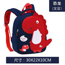 Load image into Gallery viewer, Kindergarten Boys 2-3Y Girls Cartoon Dinosaur Backpack Schoolbag