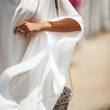 Charger l'image dans la galerie, Trumpet Sleeve Oversized Mini Dress