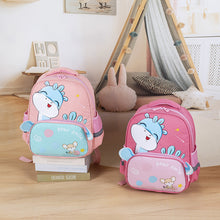 Load image into Gallery viewer, Cartoon Dinosaur Kindergarten Pupil Backpack Schoolbag