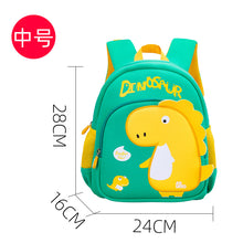 Load image into Gallery viewer, Kindergarten Boys 2-3Y Girls Cartoon Dinosaur Backpack Schoolbag