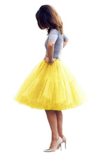 Charger l'image dans la galerie, High Waist Pleated Tulle Skirt Adult Tutu Short Puffy Skirts