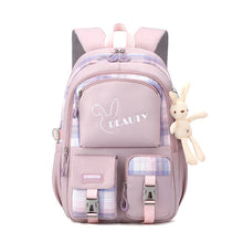 Load image into Gallery viewer, Big Middle School Student Backpack Schoolbag (doll is included)