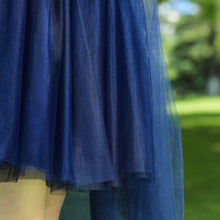 Load image into Gallery viewer, Swallow-tailed Tulle Sexy Black High Low Hem Puffy Skirt