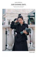 Charger l'image dans la galerie, 2022 Women Autumn New Design Elegant Windbreakers Slim Midi Trench Coats