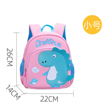 Load image into Gallery viewer, Kindergarten Boys 2-3Y Girls Cartoon Dinosaur Backpack Schoolbag