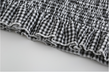 Laden Sie das Bild in den Galerie-Viewer, Factory Wholesale Instock New Design Yarn Dye Plaid Two-piece Sweet Check Casual Skirt