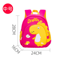 Load image into Gallery viewer, Kindergarten Boys 2-3Y Girls Cartoon Dinosaur Backpack Schoolbag