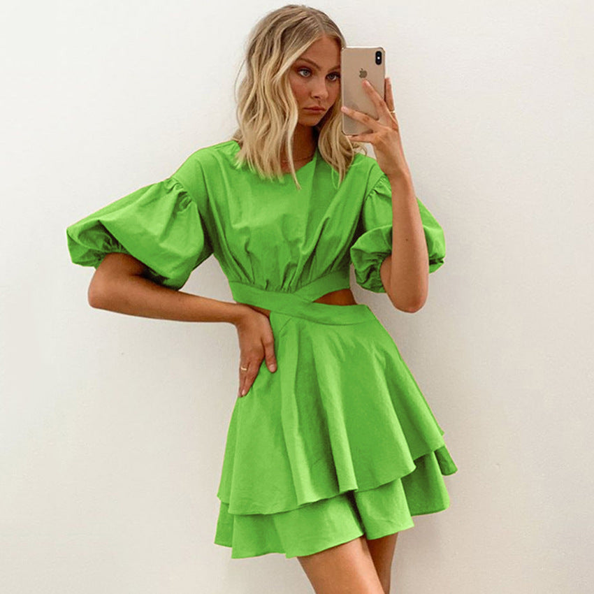 Cotton Linen A Line Off Shoulder Puff Sleeve Tiered Cut Out Mini Casua Jasmine Wei Factory Shop Cotton Linen A Line Off Shoulder Puff Sleeve Tiered Cut Out Mini Casua Jasmine Wei Factory Shop