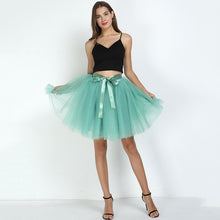 Charger l'image dans la galerie, A Line Tulle Big Flare 7-Layer 4 Meters Puffy Bridesmaid Skirt