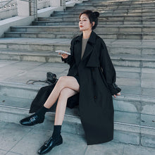 Charger l'image dans la galerie, 2022 Women Autumn New Design Elegant Windbreakers Slim Midi Trench Coats