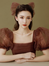 Загрузить изображение в средство просмотра галереи, 2022 New Design Puff Sleeve Dot Puffy Birthday Party Elegant Princess Event Prom Dress