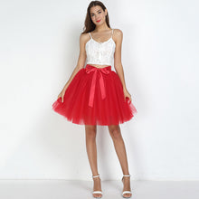 Charger l'image dans la galerie, A Line Tulle Big Flare 7-Layer 4 Meters Puffy Bridesmaid Skirt