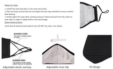 Load image into Gallery viewer, Stock PM2.5 Anti-dust Filter Face Mask Protective Dust Reusable Fashion Sequin Dust Mouth Mask Outdoors