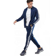 Load image into Gallery viewer, JM Men Custom Latest Design Mens Slim Gym Training Plain Fitted Tracksuits