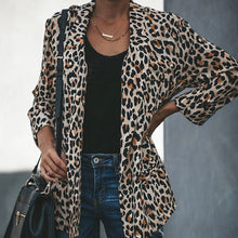 Загрузить изображение в средство просмотра галереи, leopard print blazer