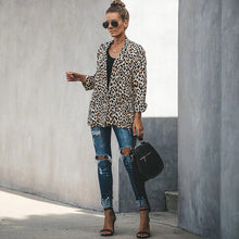 Загрузить изображение в средство просмотра галереи, leopard print blazer