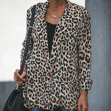 Загрузить изображение в средство просмотра галереи, leopard print blazer