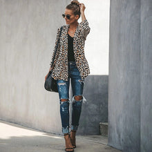 Загрузить изображение в средство просмотра галереи, leopard print blazer