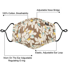 Load image into Gallery viewer, Anti-dust Filter Face Mask Protective Dust Reusable Cotton Dust Mouth Mask Outdoors
