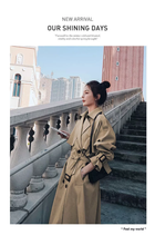 Charger l'image dans la galerie, 2022 Women Autumn New Design Elegant Windbreakers Slim Midi Trench Coats