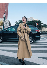 Charger l'image dans la galerie, 2022 Women Autumn New Design Elegant Windbreakers Slim Midi Trench Coats