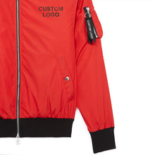 Load image into Gallery viewer, JM Men OEM custom zipper varsity letterman bomber Jacket