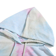 Laden Sie das Bild in den Galerie-Viewer, manufacturer supply OEM womens fashionable 4 colors hot sale tie dye drop shoulder loose baggy crop hoodie