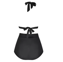 Load image into Gallery viewer, factory hot sale beachwear women new 2-piece swimwear high waist halter bikini with neck tie