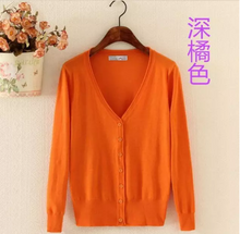 Load image into Gallery viewer, women multiple colors factory hot wholesale basic thin fine yarn office air-conditioner cardigan
