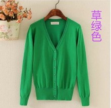Load image into Gallery viewer, women multiple colors factory hot wholesale basic thin fine yarn office air-conditioner cardigan