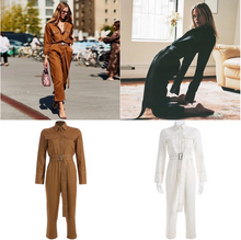 Load image into Gallery viewer, Hot Sale New Design Women's Jumpsuit Twill Denim Vintage Contrast Stitching High Street One Piece Tights