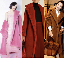 Load image into Gallery viewer, women long faux fur warm overcoat