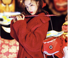 Load image into Gallery viewer, women long faux fur warm overcoat