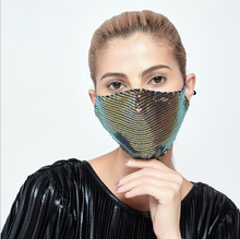 Load image into Gallery viewer, Stock PM2.5 Anti-dust Filter Face Mask Protective Dust Reusable Fashion Sequin Dust Mouth Mask Outdoors