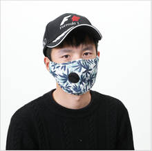 Load image into Gallery viewer, New Design Multiple Pattern Floral Unisex Men Women Ant-dust Valve Cool Anti-Dust Cotton Mouth Face Mask PM2.5