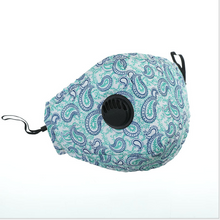 Load image into Gallery viewer, New Design Multiple Pattern Floral Unisex Men Women Ant-dust Valve Cool Anti-Dust Cotton Mouth Face Mask PM2.5