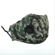 Load image into Gallery viewer, New Design Multiple Pattern Floral Unisex Men Women Ant-dust Valve Cool Anti-Dust Cotton Mouth Face Mask PM2.5