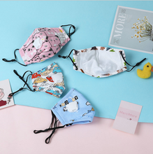 Load image into Gallery viewer, JAC-1 PM2.5 Anti-dust Kids Reusable Cotton Activated Carbon Filter Valve Mouth Cover Face Mask