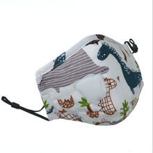 Load image into Gallery viewer, JAC-1 PM2.5 Anti-dust Kids Reusable Cotton Activated Carbon Filter Valve Mouth Cover Face Mask