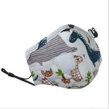 Load image into Gallery viewer, JAC-1 PM2.5 Anti-dust Kids Reusable Cotton Activated Carbon Filter Valve Mouth Cover Face Mask