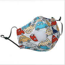 Load image into Gallery viewer, JAC-1 PM2.5 Anti-dust Kids Reusable Cotton Activated Carbon Filter Valve Mouth Cover Face Mask