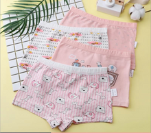 Load image into Gallery viewer, Kids Girls Hight Quality Stock 3-14Y Years Cartoon Printed Underwear Boxers