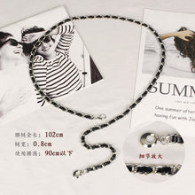 画像をギャラリービューアに読み込む, エレガントな服の薄い金属チェーン装飾ベルト