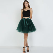 Charger l'image dans la galerie, A Line Tulle Big Flare 7-Layer 4 Meters Puffy Bridesmaid Skirt