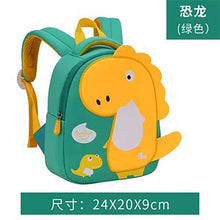 Load image into Gallery viewer, Kindergarten Boys 2-3Y Girls Cartoon Dinosaur Backpack Schoolbag